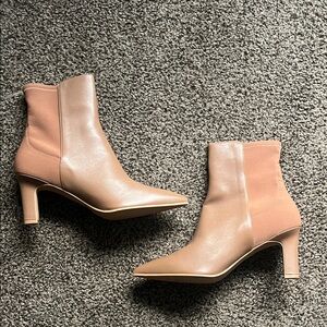 Stuart Weitzman Tan (Nude) Ankle Boots